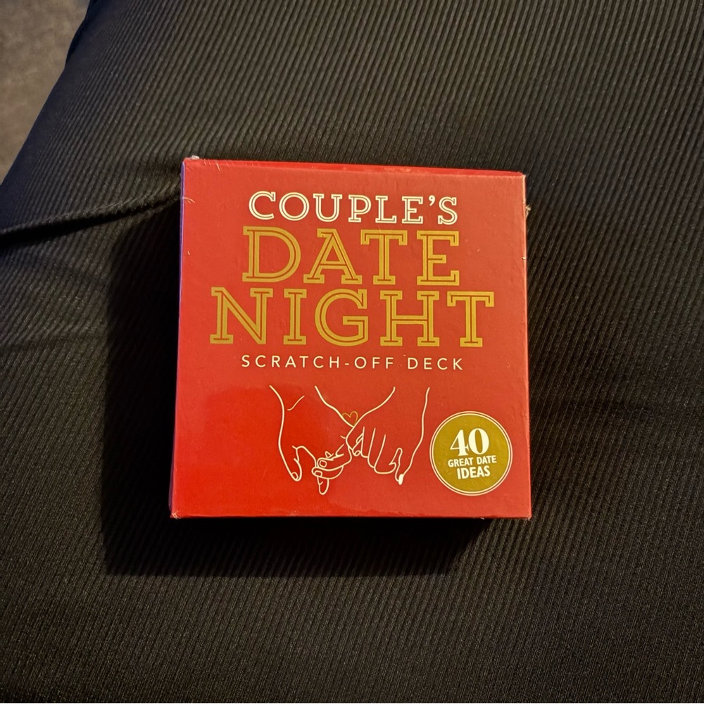 Couple's Date Night Scratch-Off Deck - fun relationship adventures